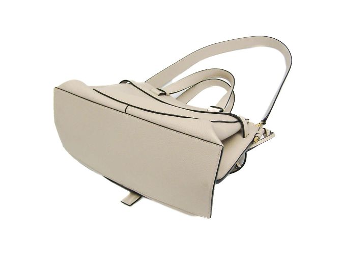 Bolso Loewe Gate Top Handle Mini Beige - vista 3
