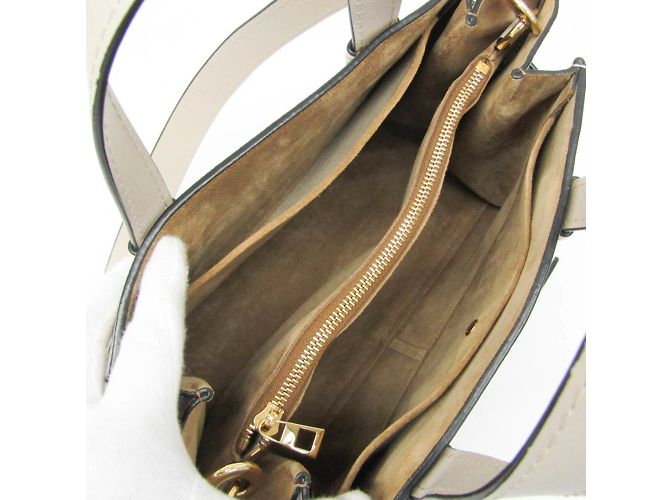 Bolso Loewe Gate Top Handle Mini Beige - vista 4