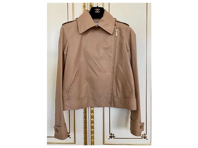 Chanel Giacca in pelle beige 34 FR 12K$ Parigi / Dubai - vista 4