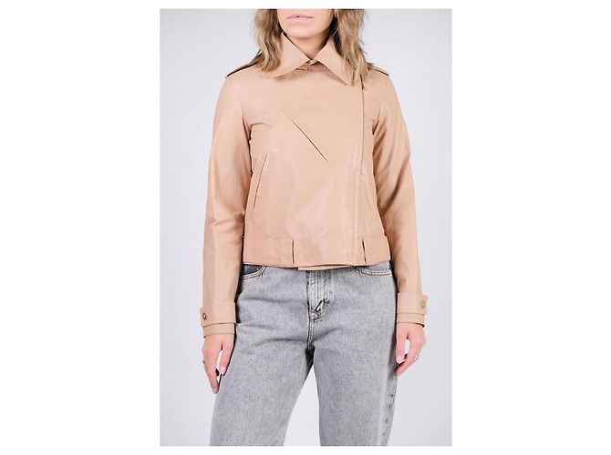 Chanel Giacca in pelle beige 34 FR 12K$ Parigi / Dubai - vista 6