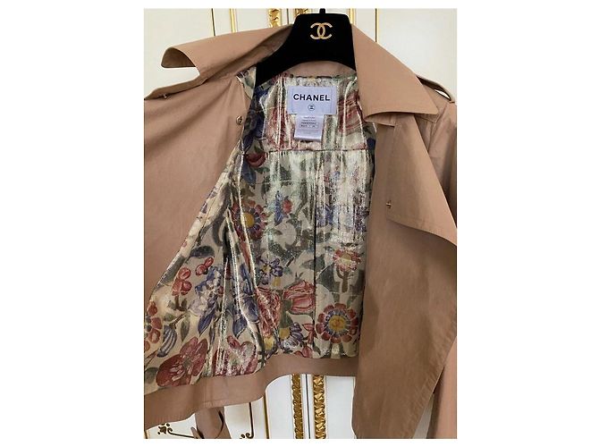 Chanel Giacca in pelle beige 34 FR 12K$ Parigi / Dubai - vista 7