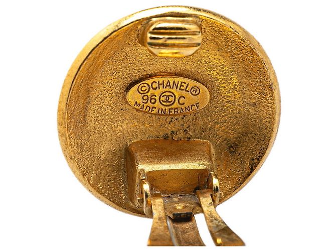 Timeless Orecchini a clip placcati in oro Chanel Coco Mark D'oro - vista 3