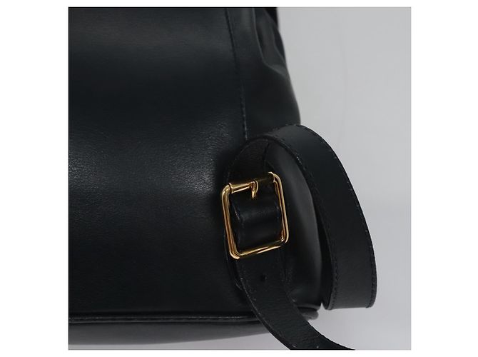Zaino in pelle Gucci Bamboo Nero Oro 003 3444 0030 Auth nb256 - vista 19