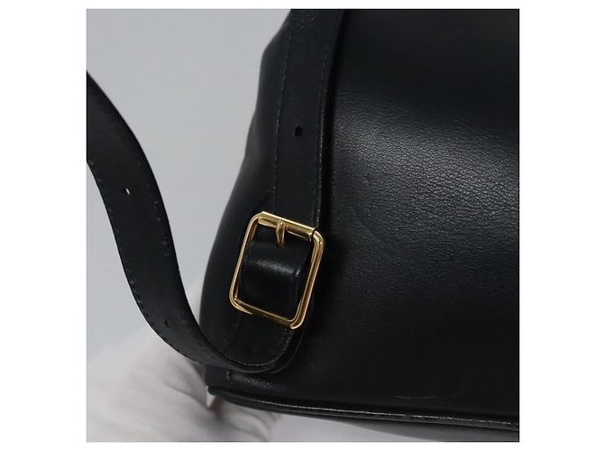 Zaino in pelle Gucci Bamboo Nero Oro 003 3444 0030 Auth nb256 - vista 20