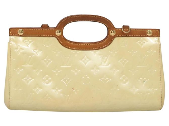 LOUIS VUITTON Monogram Vernis Roxbury Drive Borsa a Mano Perle M91374 LV Auth EC862 - vista 13