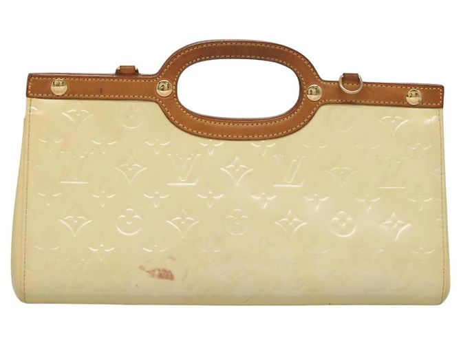 LOUIS VUITTON Monogram Vernis Roxbury Drive Borsa a Mano Perle M91374 LV Auth EC862 - vista 2