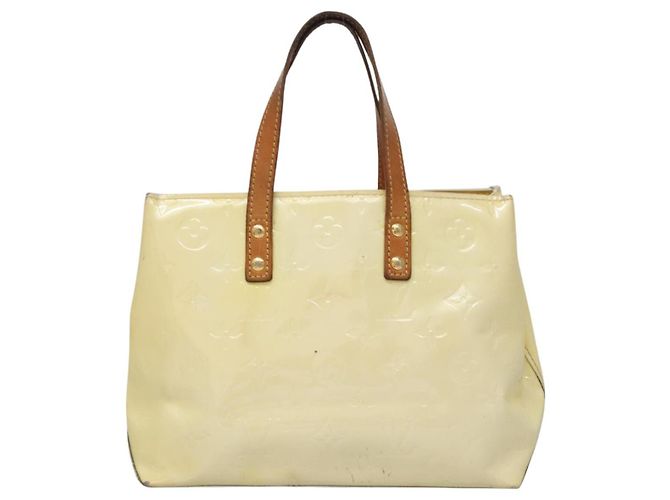 LOUIS VUITTON Monogram Vernis Reade PM Borsa a Mano Perle M91336 LV Auth BA580 - vista 13