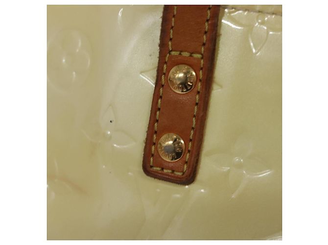 LOUIS VUITTON Monogram Vernis Reade PM Borsa a Mano Perle M91336 LV Auth BA580 - vista 18