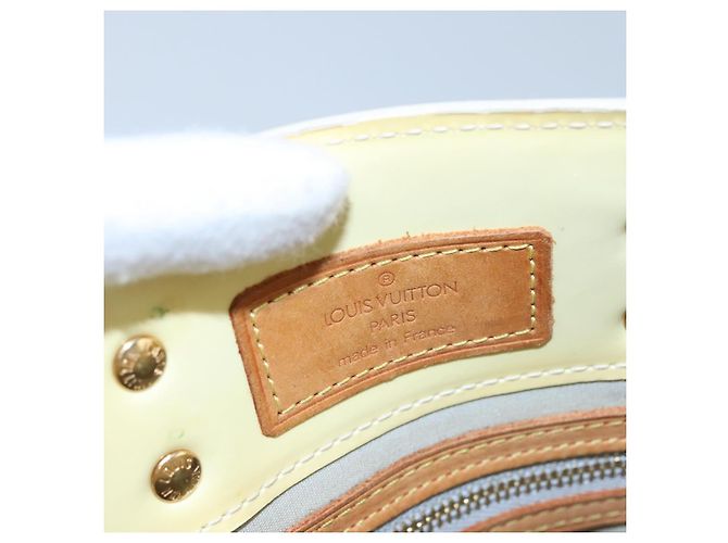 LOUIS VUITTON Monogram Vernis Reade PM Borsa a Mano Perle M91336 LV Auth BA580 - vista 19