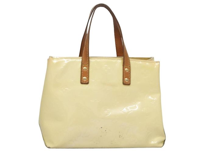 LOUIS VUITTON Monogram Vernis Reade PM Borsa a Mano Perle M91336 LV Auth BA580 - vista 2