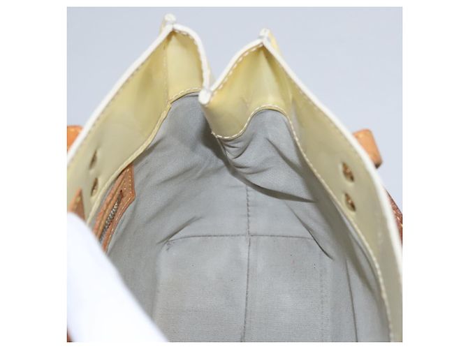LOUIS VUITTON Monogram Vernis Reade PM Borsa a Mano Perle M91336 LV Auth BA580 - vista 20
