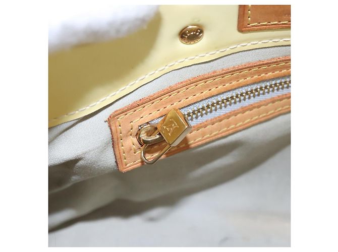 LOUIS VUITTON Monogram Vernis Reade PM Borsa a Mano Perle M91336 LV Auth BA580 - vista 22