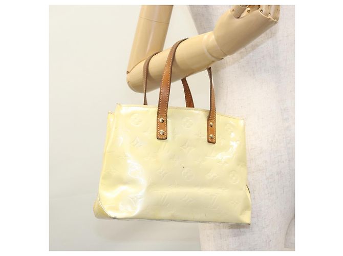 LOUIS VUITTON Monogram Vernis Reade PM Borsa a Mano Perle M91336 LV Auth BA580 - vista 24