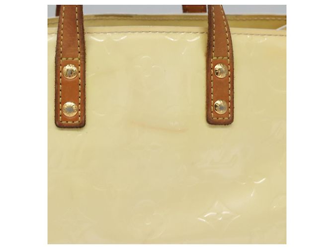 LOUIS VUITTON Monogram Vernis Reade PM Borsa a Mano Perle M91336 LV Auth BA580 - vista 4