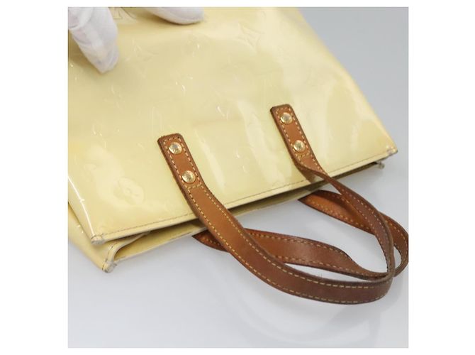 LOUIS VUITTON Monogram Vernis Reade PM Borsa a Mano Perle M91336 LV Auth BA580 - vista 8