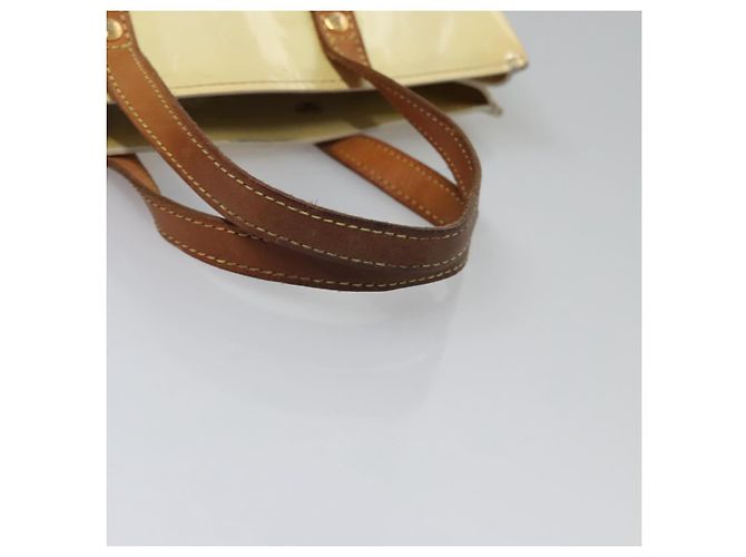 LOUIS VUITTON Monogram Vernis Reade PM Borsa a Mano Perle M91336 LV Auth BA580 - vista 9