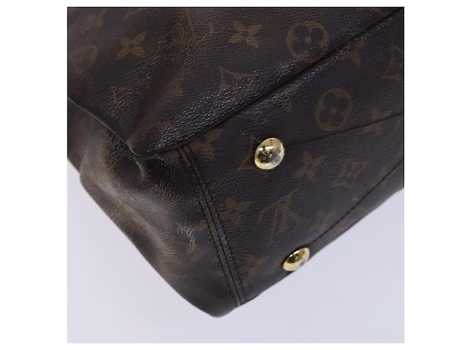 LOUIS VUITTON Borsa a Mano Monogram Pallas 2way Giallo Zafferano M40929 Auth IN042 D'oro Monogramma - vista 17