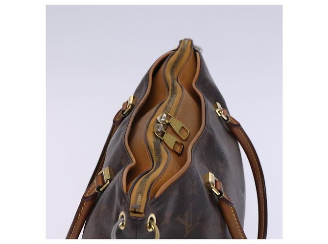 LOUIS VUITTON Borsa a Mano Monogram Pallas 2way Giallo Zafferano M40929 Auth IN042 D'oro Monogramma - vista 6