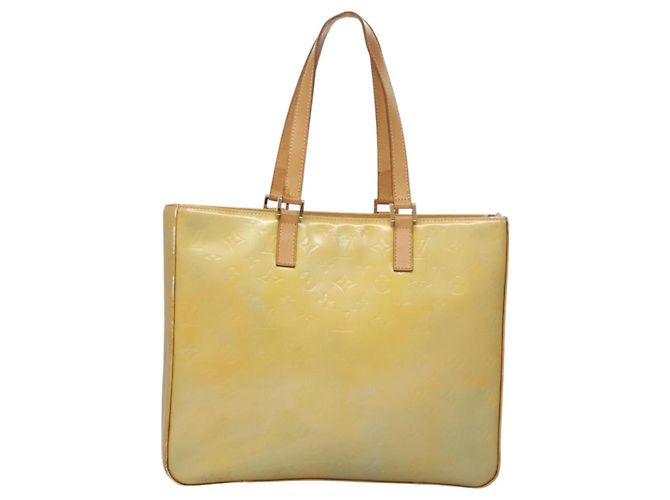 LOUIS VUITTON Monogram Vernis Columbus Tote Bag Grau M91028 LV Auth BA812 - Ansicht 13