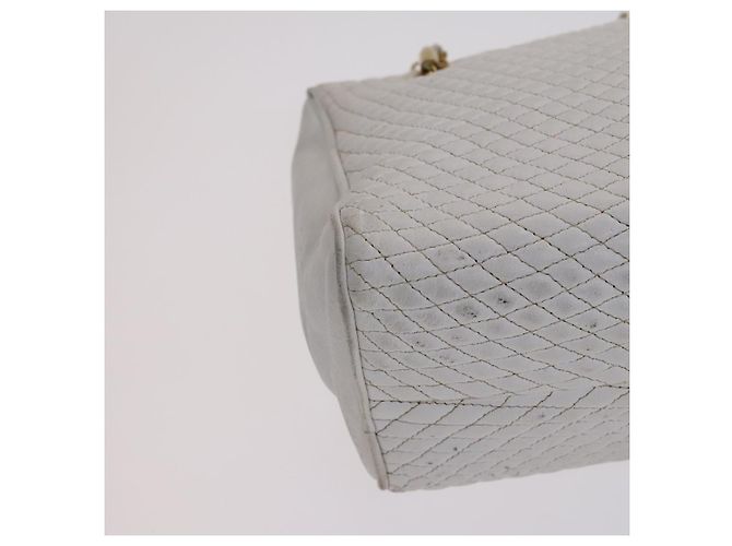 Borsa Boston a spalla in pelle BALLY INTRECCIATO 3 pezzi nero bianco Auth bs23216 - vista 16