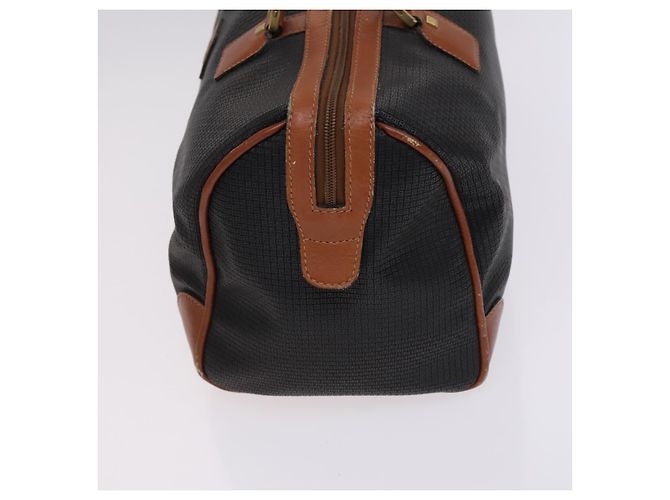 Borsa Boston a spalla in pelle BALLY INTRECCIATO 3 pezzi nero bianco Auth bs23216 - vista 4