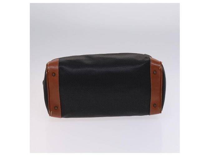 Borsa Boston a spalla in pelle BALLY INTRECCIATO 3 pezzi nero bianco Auth bs23216 - vista 7