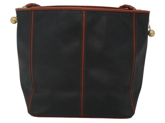 Autre Marque BOTTEGA VENETA Borsa a Spalla in Pelle PVC Nera Marrone Oro Auth bs23702 Nero D'oro - vista 13