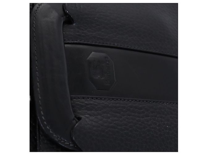 Autre Marque Borsa a mano in pelle nera Burberrys Auth bs23427 Nero - vista 17