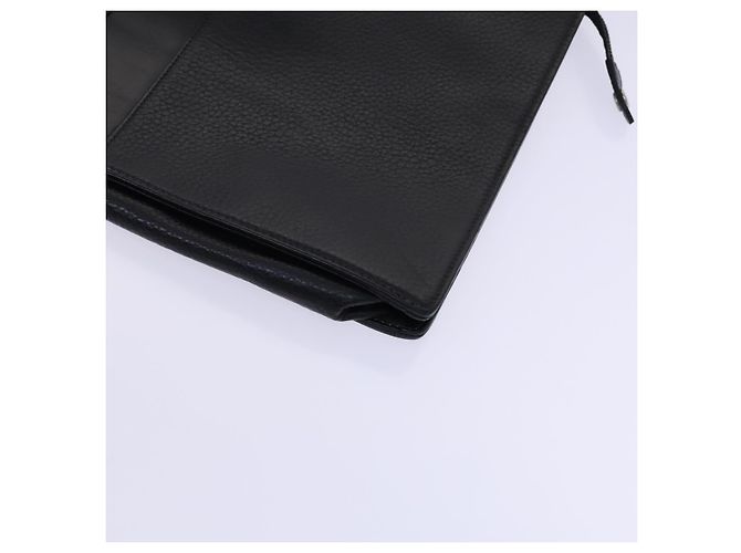 Autre Marque Borsa a mano in pelle nera Burberrys Auth bs23427 Nero - vista 9