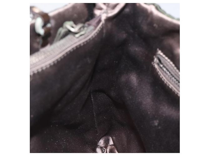 PRADA Borsa a mano in nylon khaki Auth ki5477 Cachi - vista 19
