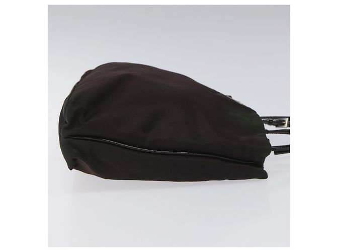PRADA Borsa a mano in nylon khaki Auth ki5477 Cachi - vista 3
