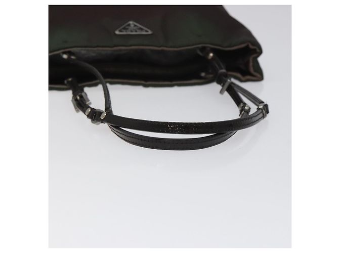 PRADA Borsa a mano in nylon khaki Auth ki5477 Cachi - vista 7