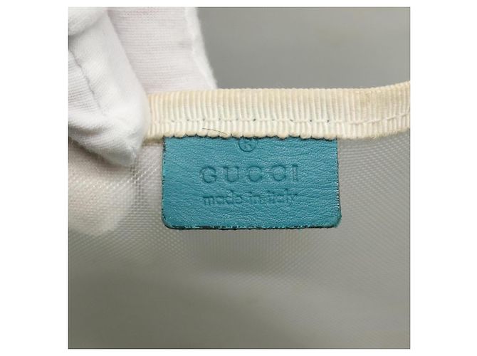 GUCCI Tragetasche aus Canvas Blau 123439 Auth th5768 - Ansicht 17