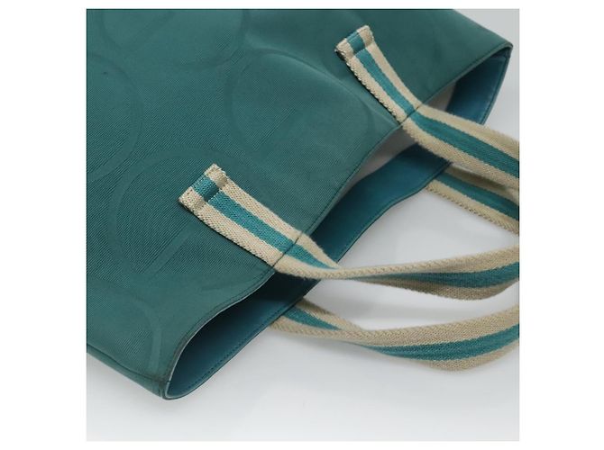 GUCCI Tragetasche aus Canvas Blau 123439 Auth th5768 - Ansicht 6