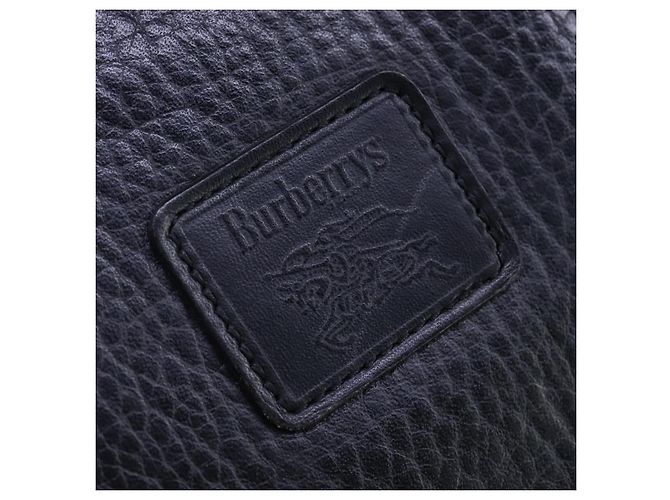 Autre Marque Borsa da lavoro Burberrys in pelle nera e oro Auth ti2582 Nero D'oro - vista 17