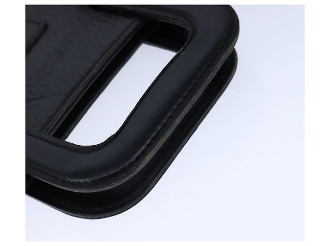 Autre Marque Borsa da lavoro Burberrys in pelle nera e oro Auth ti2582 Nero D'oro - vista 7