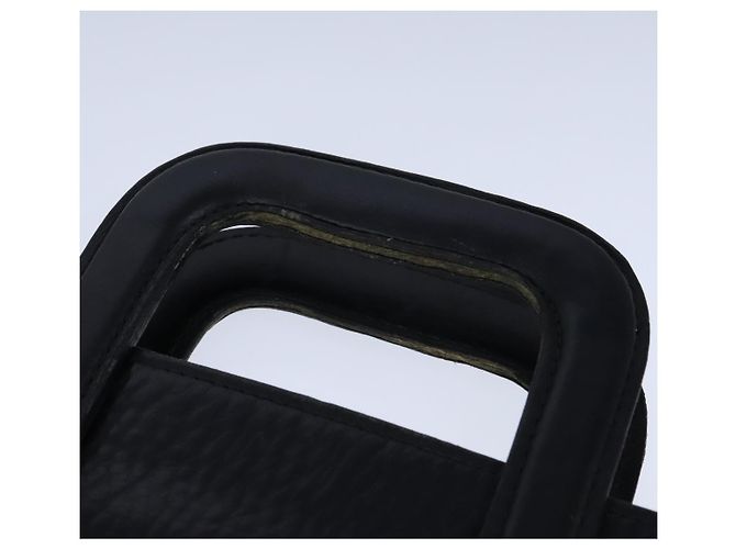 Autre Marque Borsa da lavoro Burberrys in pelle nera e oro Auth ti2582 Nero D'oro - vista 8