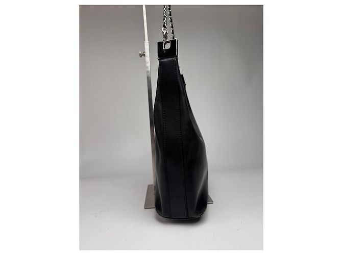 Vintage Gucci Leder Tasche Schwarz - Ansicht 10