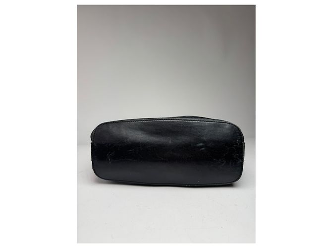 Vintage Gucci Leder Tasche Schwarz - Ansicht 6