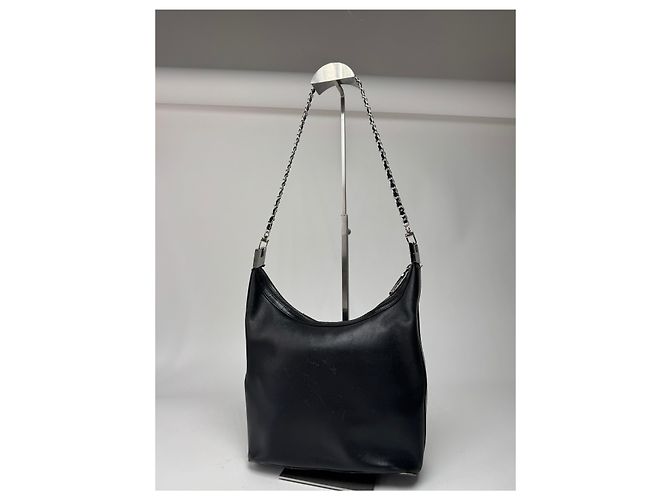 Vintage Gucci Leder Tasche Schwarz - Ansicht 8