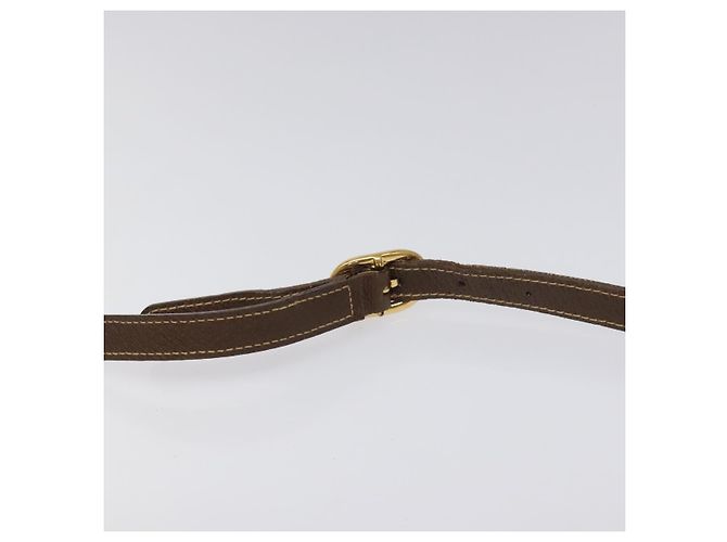 GUCCI GG Supreme Web Borsa Sherry Linea PVC Beige Oro Rosso 56 02 087 Auth EC527 D'oro - vista 8
