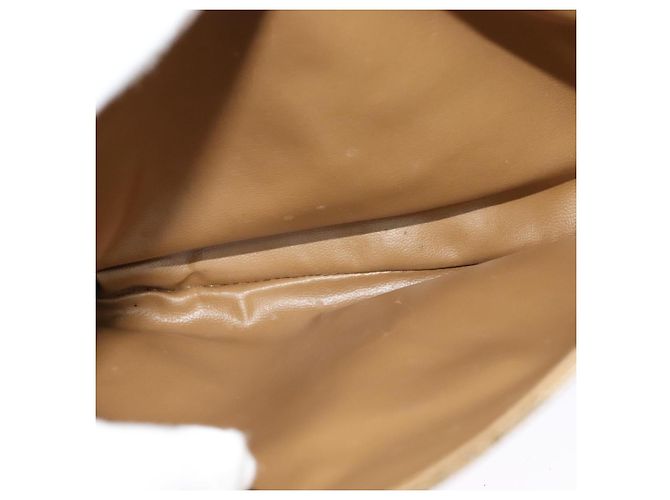 Céline Borsa a spalla in tela Macadam CELINE PVC marrone oro Auth BA513 D'oro - vista 23