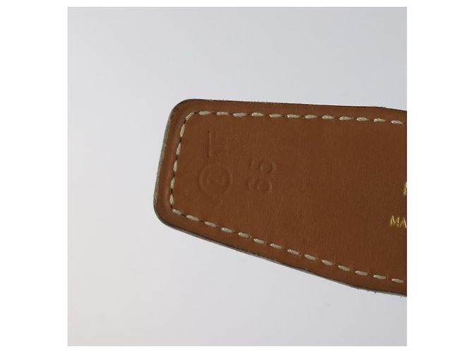 Hermès HERMES Twotone Constance H Gürtel Leder 31,1" Schwarz Auth ki5531 - Ansicht 12