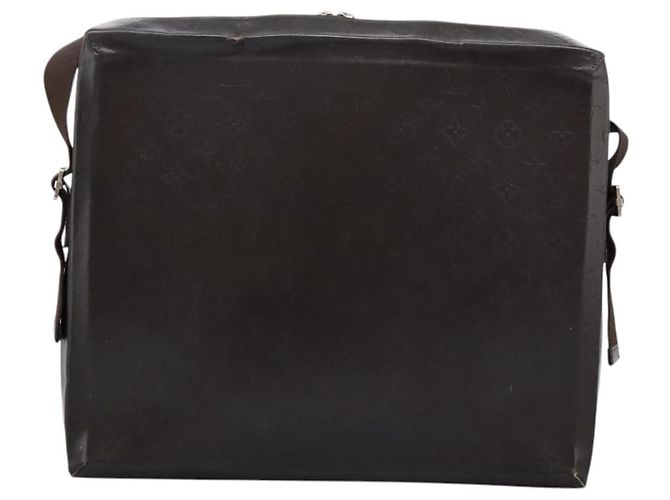 LOUIS VUITTON Bolsa de Hombro de Encaje Monogram Steve Marrón M46530 LV Auth hk2271 Castaño - vista 2