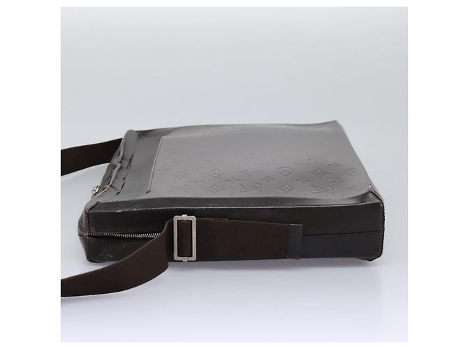 LOUIS VUITTON Bolsa de Hombro de Encaje Monogram Steve Marrón M46530 LV Auth hk2271 Castaño - vista 3