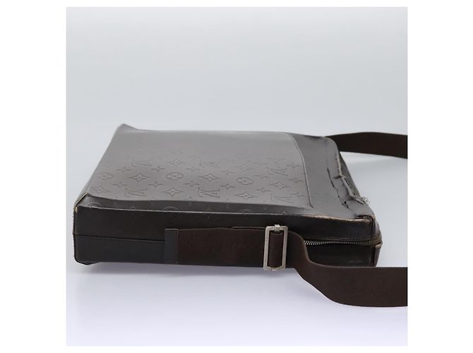 LOUIS VUITTON Bolsa de Hombro de Encaje Monogram Steve Marrón M46530 LV Auth hk2271 Castaño - vista 4