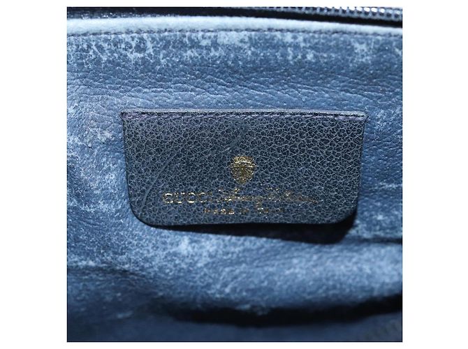 GUCCI GG Supreme Sherry Line Borsa a Spalla PVC Blu Navy Rosso 904 02 026 Auth yk12549 - vista 15