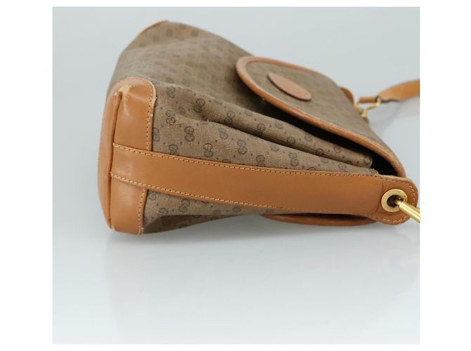 Gucci Borsa a spalla Micro GG Supreme in PVC Beige Oro Auth ep7034 D'oro - vista 3