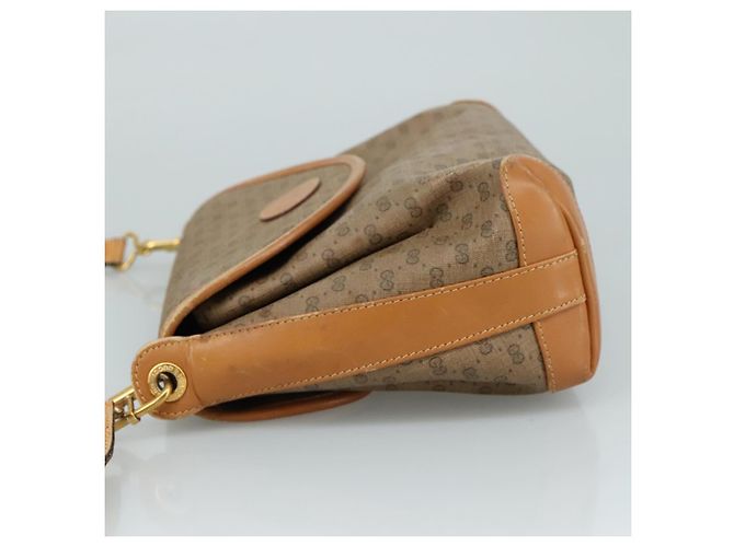 Gucci Borsa a spalla Micro GG Supreme in PVC Beige Oro Auth ep7034 D'oro - vista 4