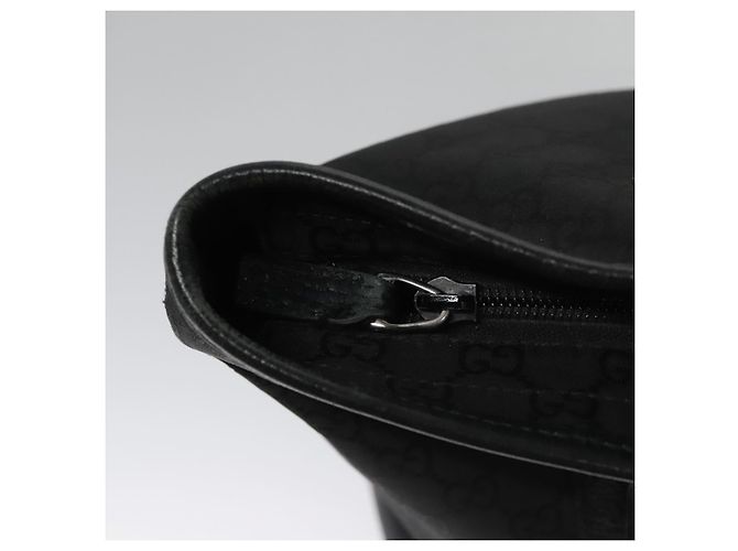 GUCCI GG Canvas Tote Bag Outlet Schwarz Silber 180449 Auth ep7007 - Ansicht 10